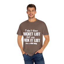 Bucket List T-Shirt