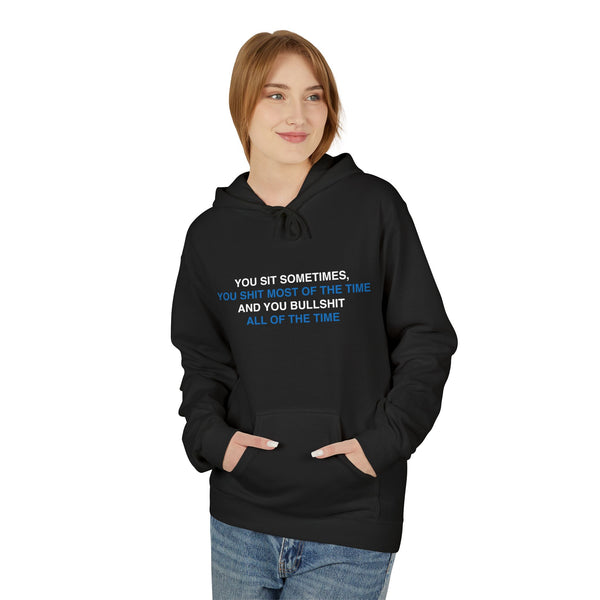 Humorous Fleece Hoodie