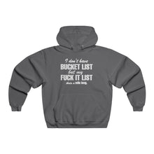 Men's Bucket List Hoodie