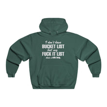 Men's Bucket List Hoodie
