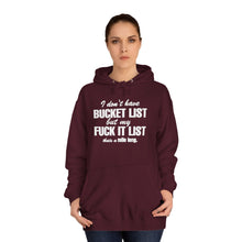 Fun Inspirational Hoodie with Bucket