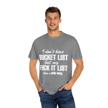 Bucket List T-Shirt