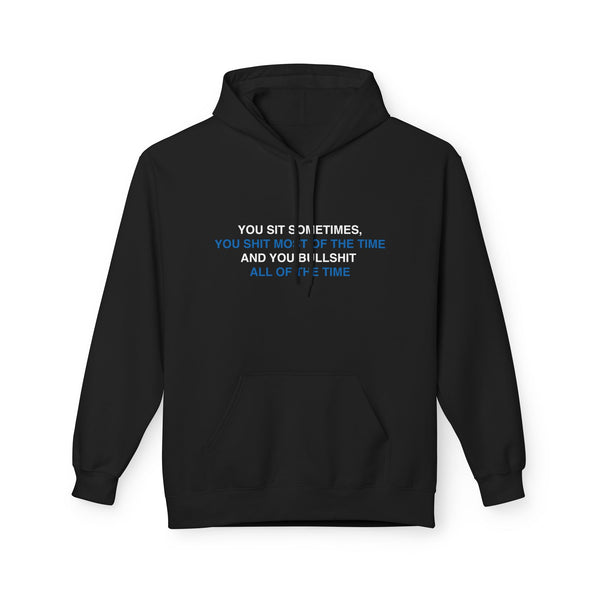 Humorous Fleece Hoodie