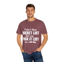 Bucket List T-Shirt