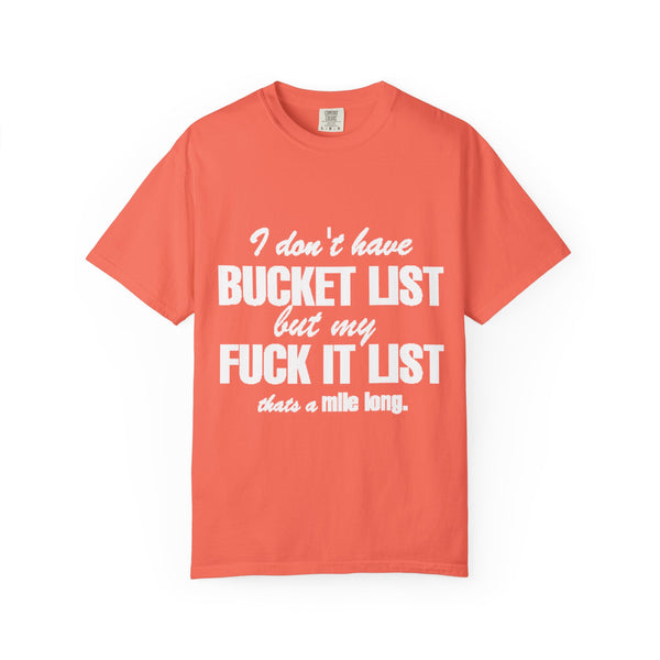 Bucket List T-Shirt